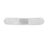 Hellery Sangle de Cheville Ajustable Podomètre Brassard de Cheville Bande de Cheville Support de Compteur de Pas Vitre PVC pour Contrôle Instantané Sangle, Gris, PVC Transparent