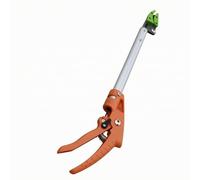 Hellery Sécateur de Jardinage à Bâti Métallique Coupe-branches à Prise Facilitée Poignée Incurvée pour Contrôle Supérieur Tige Robuste Adapté pour Finition Entretien de Potager, 50 Cm