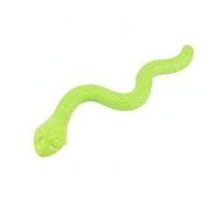Hellery Serpent Sonore à Mâcher Jouet Chien Serpent Bruiteur Interactif Silicone Flexible Résiste aux Morsures Texture Relief Élimine Dépôts Masse Gencives, Vert