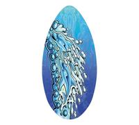 Hellery Skimboard, Planche de Surf, Toboggan de Plage, Planche de Surf Antidérapante en, Skimboard en pour Tous Les Adolescents Skimboard et, Universel, Vague