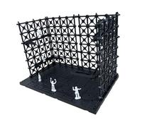 Hellery Support de Présentation Emboîtable pour Figurines, Construction à Monter Soi-même, Décoration D'intérieur, Support de Rangement pour Pièce Maîtres, 21,5 cm x 14,3 cm x 16 cm