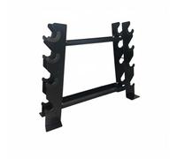 Hellery Support Haltères Porte Poids Étagère Haltères Rack Kettlebells Construction Stable en Acier avec Alvéoles pour un aux et, Noir, Étagère À Haltères Dentelée, Modèle Phare