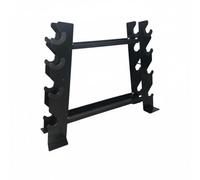 Hellery Support Haltères Porte Poids Étagère Haltères Rack Kettlebells Construction Stable en Acier avec Alvéoles pour un aux et, Noir, Étagère À Haltères Dentelée, Modèle De Base