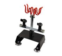 Hellery Support, Station, Support, Universel, Modèle, Accessoires de Couleur, Stable, Peut Contenir jusqu'à 4 ES avec Ventouses, Rouge Noir