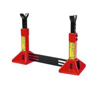 Hellery Support Voiture Télécommandée RC Jack Stand Métal Outil Simulation Réparation Présentoir Modèle Compatible Crawler Utilisation en Photographie, Rouge