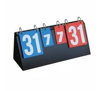 Hellery Tableau de Marque Étanche Compteur Tableau Panneau Affichage en PVC Imperméable avec Chevalet Compact Chiffres Grands et Nets Suivi Continu des Manches Adapté aux Écoles et Compétitions