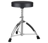 Hellery Tabouret Percussion Rembourré Siège Batteur Confortable Tabouret avec Trépied pour Musiciens, Débutants