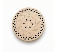 Hellery Tambour à Languettes Contemplatif Tambour Bois Compact Percussion pour Débutants, Enfants, 20 Cm