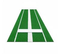 Hellery Tapis D Entraînement Baseball Lancer Guide Cible Pratique Surface Gazon Dos Caoutchouc Portable Conçu pour Régularité Du Geste Ancrage au, Vert, 92 244cm