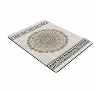 Hellery Tapis de Jeu d'Enfant Tapis de Jeu Tapis, Tapis De Sol Avec Motif Mandala Marocain Beige/Marron, 190cm 135cm 10mm, Avec Sac De Rangement Et 2 Attaches