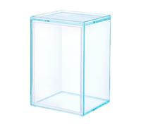 Hellery Vitrine de Rangement En Acrylique, Organiseur Multifonction, Présentoir pour Poupées, Bureau, Chambre à Coucher, Figurines D'action, Bleu