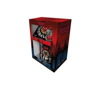 Pyramid International Coffret cadeau Stranger Things Hellfire Club – Tasse 325 ml, porte‑clés