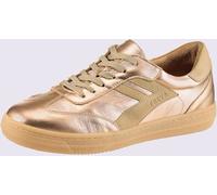 Helline Baskets cuir nappa de vache - - abricot métallisé-chamois ABRICOT MÉTALLISÉ-CHAMOIS 38