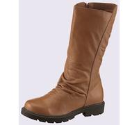 Helline Bottes cuir nappa de vache - - couleur chamois COULEUR CHAMOIS 39