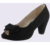 Helline Bout ouvert cuir velours de chèvre - - noir NOIR 38