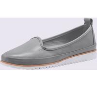 Helline Trotteurs semelle intérieure amovible en cuir - - gris clair GRIS CLAIR 40