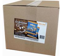 Hellma Erdnüsse, Erdnusskerne, Erdnuss Kern, Snack, Geröstet, Gesalzen, für Gastro, Hotel, Büro, Kantine, 100 Stück á 25 g