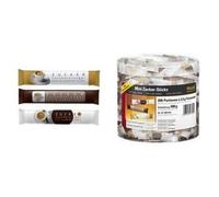 HELLMA Mini sticks de sucre, dans une bôite ron…