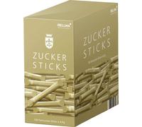 Hellma Zucker-Sticks Goldline, Zucker, Portionszucker, Feinzucker, Zuckertüten, für Gastro, Hotel, Büro, Kantine, 750 Stück á 4 g