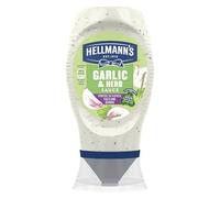 Hellmann's Garlic & Herb Lot de 8 sauces délicieuses pour la viande, le poisson et les légumes 250 ml
