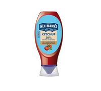 Hellmans -Ketchup 50% moins de sucres - Idéal pour assaisonner les meilleurs plats - paquet de 465 g
