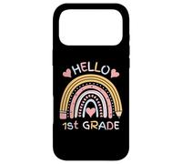 Hello 1st Grade Cute Pencil Rainbow Back to School - Enfants Coque pour iPhone 17 Pro Max