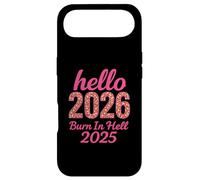Hello 2026 Burn in Hell 2025 Design Amusant du Compte à rebours du Nouvel an Coque pour iPhone Air