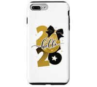 Hello 2026 Gold Disco Ball Bow New Year Celebration Design Coque pour iPhone 7 Plus/8 Plus