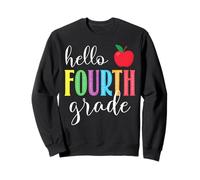 Hello 4th Grade Retour à l'école Enfants Sweatshirt