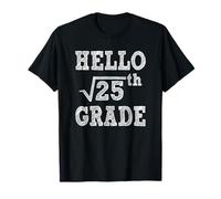 Hello 5th Grade Square Root of 25 Back to School Funny Gifts T-Shirt
