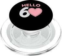 Hello 60 Joyeux 60e anniversaire PopSockets PopGrip pour MagSafe