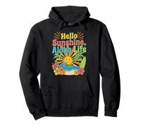 Hello Aloha Life Tropical Sunshine Hawaii Beach Vibes Design Sweat à Capuche