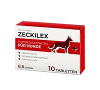 Hello Animal® Zeckilex - Comprimés anti-tiques pour chiens - Formule végétale sans additifs - Additif alimentaire avec extrait d'absinthe - 10 comprimés