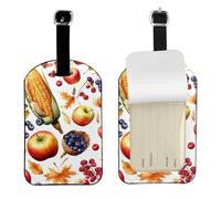 Hello Autumn Étiquette de bagage élégante 10 x 7 cm Accessoire de voyage