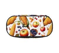 Hello Autumn Trousse à crayons portable légère et spacieuse pour fournitures scolaires et maquillage, Noir , Taille unique, Organiseur de sac