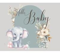 Hello Baby, Baby Shower Hardback Guest Book (Landscape)