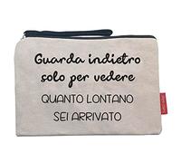 hello-bags B-002-GARDA, Porte-Documents/Portefeuilles à Main pour Femme, Écru, Medium, Ecru, Medium