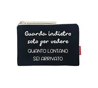 hello-bags N-002-GARDA, Portefeuilles à Main pour Femme, Noir, Medium, Noir, Medium