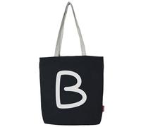 hello-bags. Sac fourre-tout avec fermeture éclair, doublure et poche intérieure. Extérieur : 100% coton. Livré avec une jolie enveloppe kraft offerte. Modèle : B. Couleur : écru/noir. Dimensions : 37