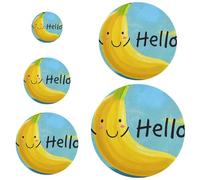 Hello Cartoon Lot de 5 couvercles de bol réutilisables en 5 tailles pour fruits, nourriture, restes, pâte, pain