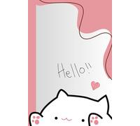 HELLO.. CUTE KITTY: School Notebook, Work Notebook, Cute, Kitty, Writing Journal, Cat, Sweet Notebook. Cat Lover