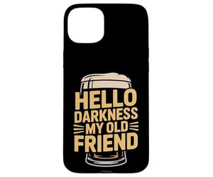 Hello Darkness, Mon Vieil ami, Amateur de bière Coque pour iPhone 15 Plus