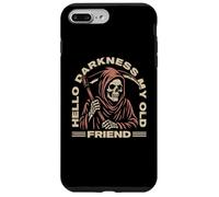 Hello Darkness Mon Vieil ami Grim Reaper L'ange de la Mort Coque pour iPhone 7 Plus/8 Plus