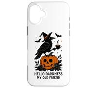 Hello Darkness, Mon Vieil ami Halloween Coque pour iPhone 16 Plus