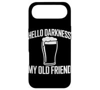 Hello Darkness My Old Friend Beer Drinking Humour Strout Beer Coque pour iPhone Air