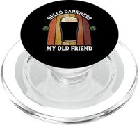 Hello Darkness My Old Friend Brasseur de bière rétro PopSockets PopGrip pour MagSafe