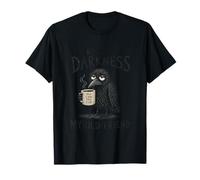 Hello Darkness My Old Friend Crow Coffee Funny T-Shirt
