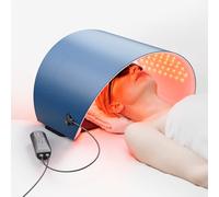 Hello Face Photon Thérapie par Lumière Rouge - Enregistré FDA, Masque LED avec Technologie QuadChip™, 720 LED, Appareil PDT Infrarouge Proche pour Soin Professionnel du Visage et du Corps