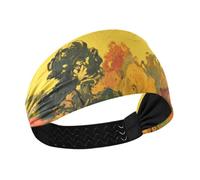 Hello Fall Automne Arbre Oiseau Orange Antidérapant Bandeau Élastique Tête pour Basket-ball Tennis Cyclisme Volley-ball Bandas Para el Cabello de Mujer