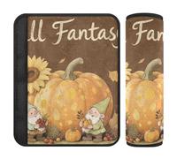 Hello Fall Autumn Dewalf Pumpkin Tournesol Lot de 2 épaulettes pour ceinture de sécurité Plus de confort Conduite pour Van forro para cinturon de seguridad